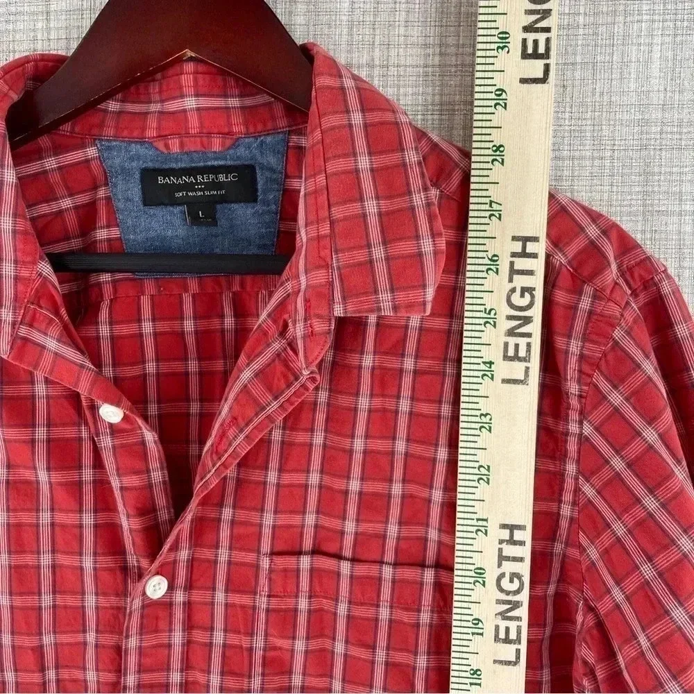 Banana Republic slim fit L Long Sleeve Button Down Shirt 3000